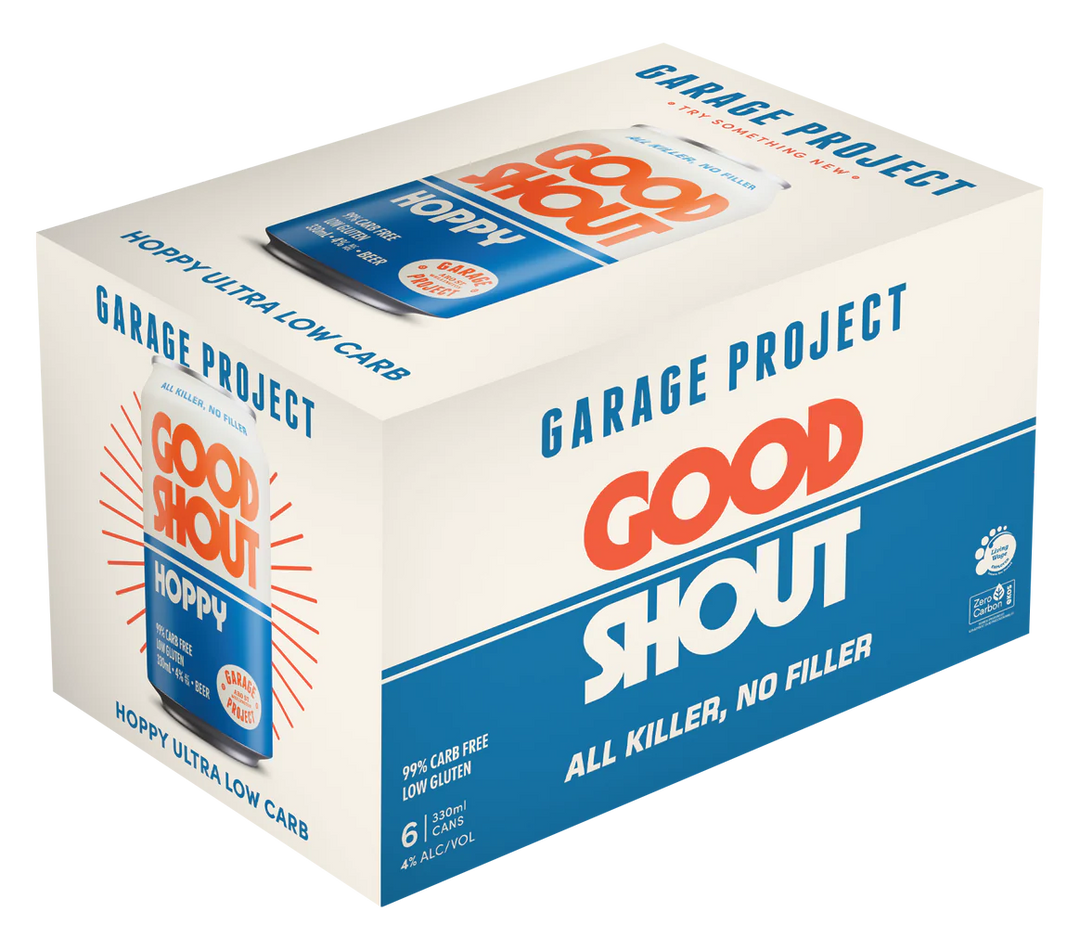Garage Project 'Good Shout' Hoppy Ultra Low Carb 6x330ml
