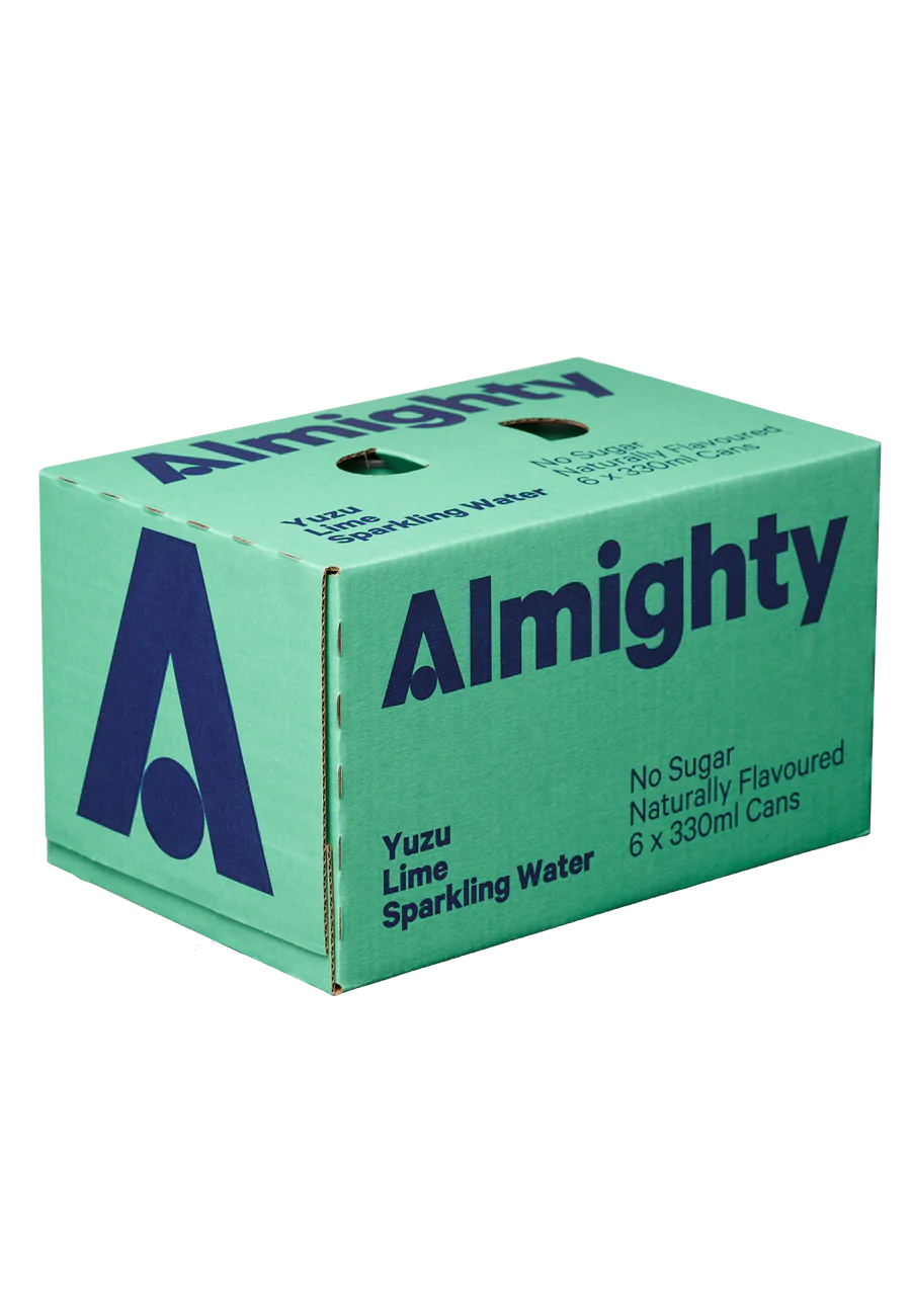 Almighty ‘Yuzu & Lime’ Sparkling Water 6x330ml