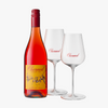 Meadowlark x Bodega 'Charmed' Chilled Red & 2 Glasses