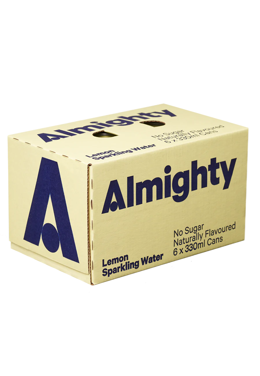 Almighty ‘Lemon’ Sparkling Water 6x330ml