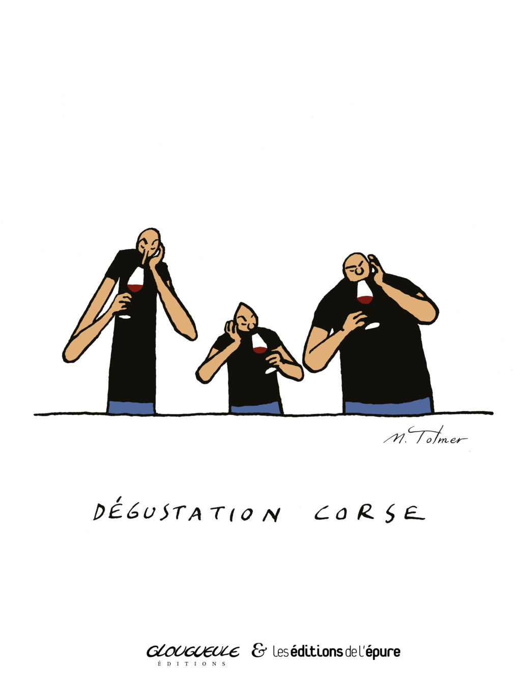 Dégustation corse by Michel Tolmer 30x40cm Poster